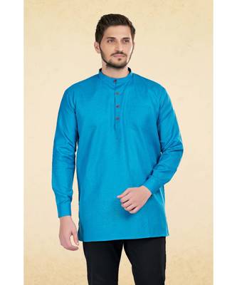 Mens Cotton Short Kurta 4