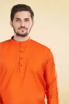Mens Cotton Short Kurta