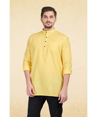 Mens Cotton Short Kurta 2
