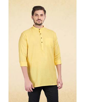 Mens Cotton Short Kurta 3