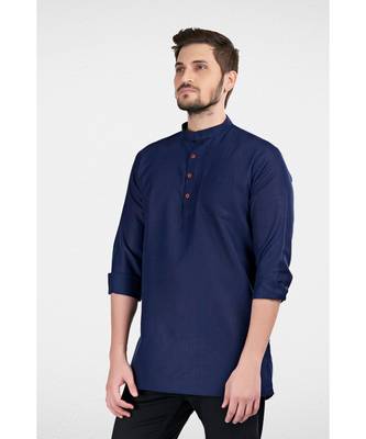 Mens Cotton Short Kurta 3