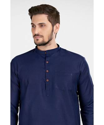 Mens Cotton Short Kurta 4