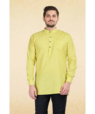 Mens Cotton Short Kurta 4