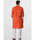 Mens Cotton Designer Printed Kurta