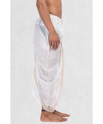 Shiwam Ethnix Mens Cotton-Silk Pitambari Dhoti 3