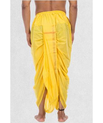 Mens Cotton-Silk Pitambari Dhoti 3