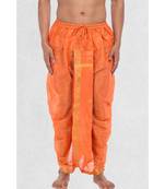 Mens Cotton-Silk Pitambari Dhoti