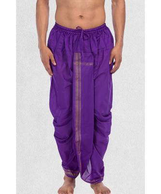 Mens Cotton-Silk Pitambari Dhoti 1