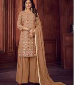 Chiku embroidered georgette salwar