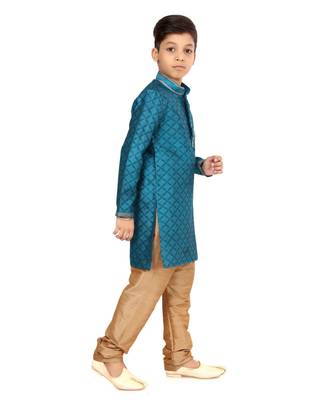 ue Color Blackberry Kurta Churidar Set 3
