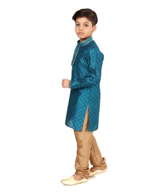 ue Color Blackberry Kurta Churidar Set 4