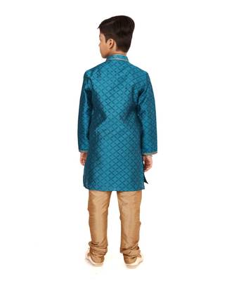 ue Color Blackberry Kurta Churidar Set 5