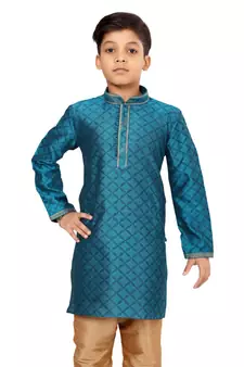 ue Color Blackberry Kurta Churidar Set