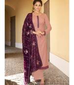 Peach Georgette Party Wear Salwar Kameez