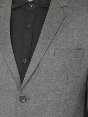 Black Polyester Blazer With Trouser 3