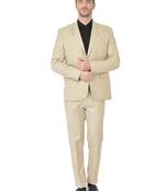 White Polyester Blazer With Trouser