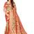 Red woven paithani silk saree with blouse