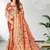 Red woven paithani silk saree with blouse