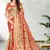 Red woven paithani silk saree with blouse