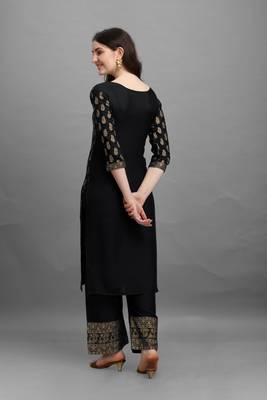 Black printed rayon ethnic-kurtis 2