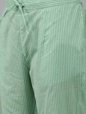 Green printed cotton ethnic-kurtis 5