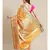 mustard silk blend woven   saree with  blouse