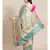 green silk blend woven   saree with  blouse