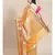 mustard silk blend woven   saree with  blouse