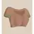 brown silk blend woven   saree with  blouse