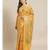 yellow silk cotton woven   saree with  blouse