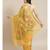 yellow silk cotton woven   saree with  blouse