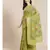 green silk cotton woven   saree with  blouse