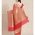 red silk blend woven   saree with  blouse