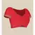 red silk blend woven   saree with  blouse