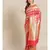 pink silk blend woven   saree with  blouse