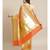 mustard silk blend woven   saree with  blouse