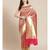 pink silk blend woven   saree with  blouse