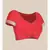 red silk blend woven   saree with  blouse
