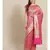 pink silk blend woven   saree with  blouse