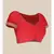 red silk blend woven   saree with  blouse