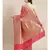 pink silk blend woven   saree with  blouse