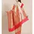 red silk blend woven   saree with  blouse