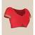 red silk blend woven   saree with  blouse