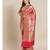 pink silk blend woven   saree with  blouse