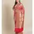 pink silk blend woven   saree with  blouse