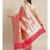 pink silk blend woven   saree with  blouse