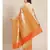 mustard silk blend woven   saree with  blouse