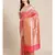 pink silk blend woven   saree with  blouse