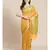 mustard silk blend woven   saree with  blouse