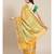 mustard silk blend woven   saree with  blouse